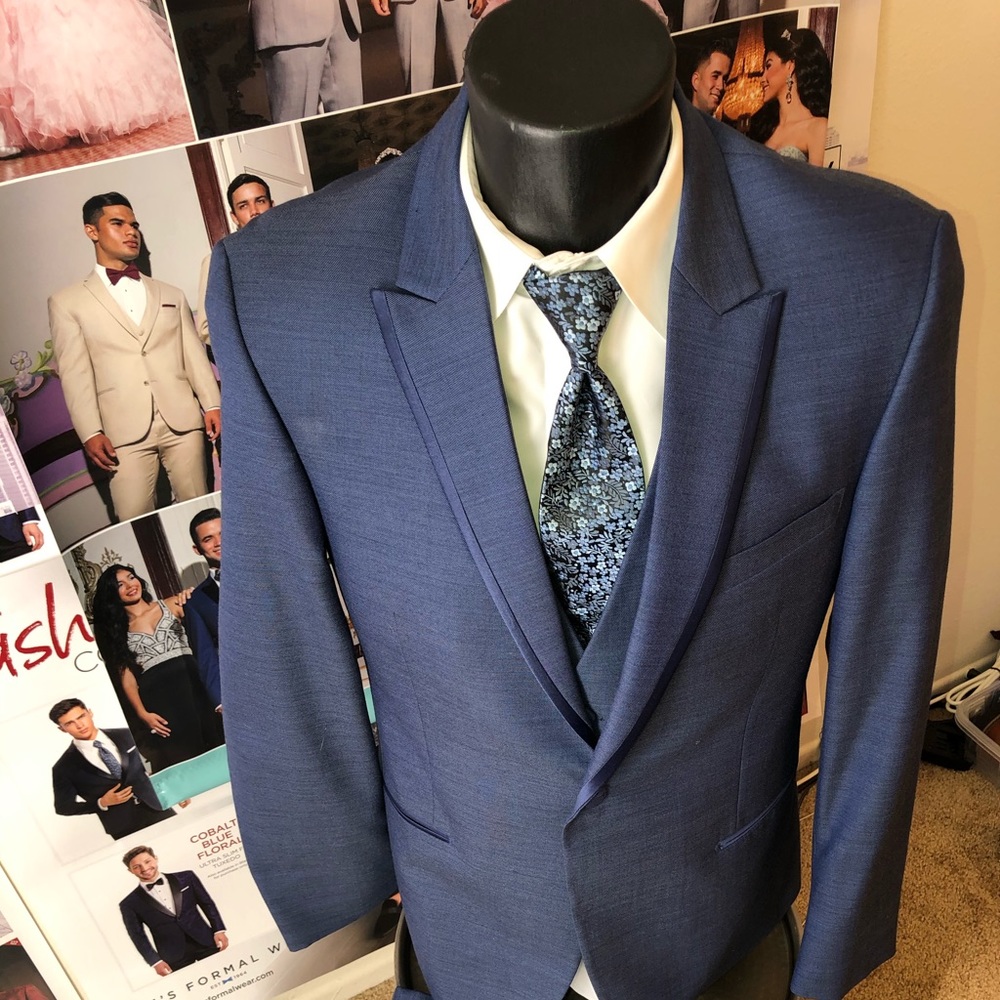 LANE TUXEDO Ike Evening - by Ike Behar indigo blue Lane tuxedo BRAND NEW!